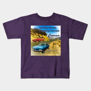 Corvair Turning Heads And Hugging Corners Kids T-Shirt